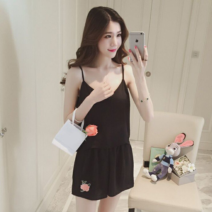 Bộ Đồ Ngủ Nữ Tơ Lụa/ Quần Áo Ngủ Nữ 2 Dây Gợi Cảm Cực Đẹp hàng Quảng Châu | BigBuy360 - bigbuy360.vn