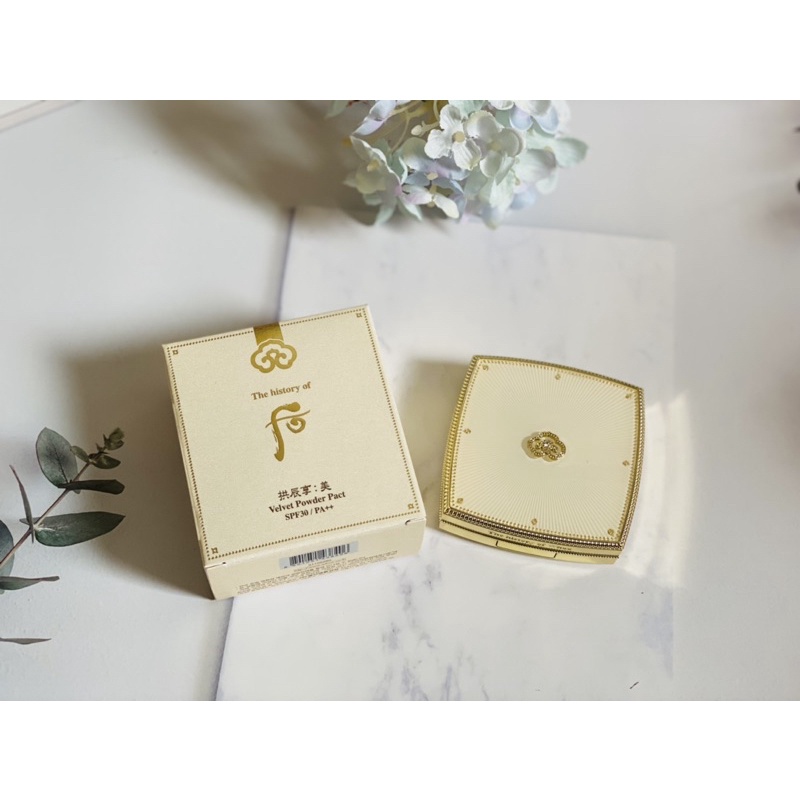 PHẤN NÉN WHOO TRẮNG CAO CẤP Velvet Powder Pact SPF30/PA++