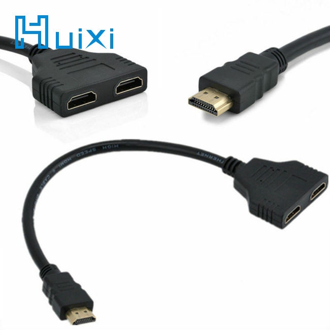 Dây cáp chia tín hiệu HDMI từ 1 cổng ra 2 tiện dụng