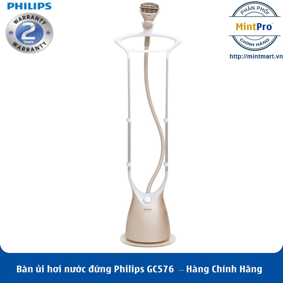 Bàn ủi hơi nước đứng Philips GC576 – Hàng Chính Hãng – Bảo Hành 2 Năm Toàn Quốc