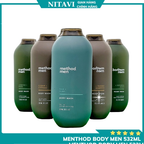 Sữa tắm Nam method men body wash 532ml Sữa tắm dưỡng ẩm cho nam giới bán chạy số 1 châu âu