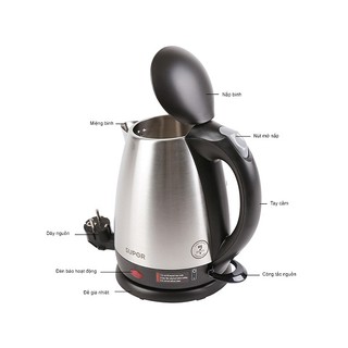 Bình đun siêu tốc Supor SEK083 1.5L