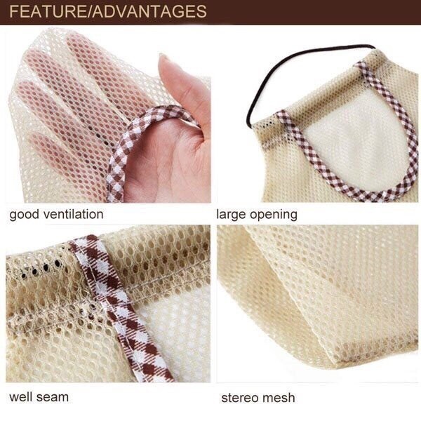 Túi đựng hành tỏi treo tường làm bằng lưới chống ẩm mốc