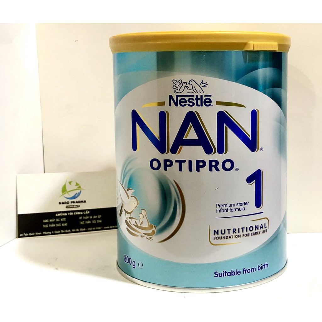 Sữa Nan optipro úc số 1-2-3 800g [Date 2022]