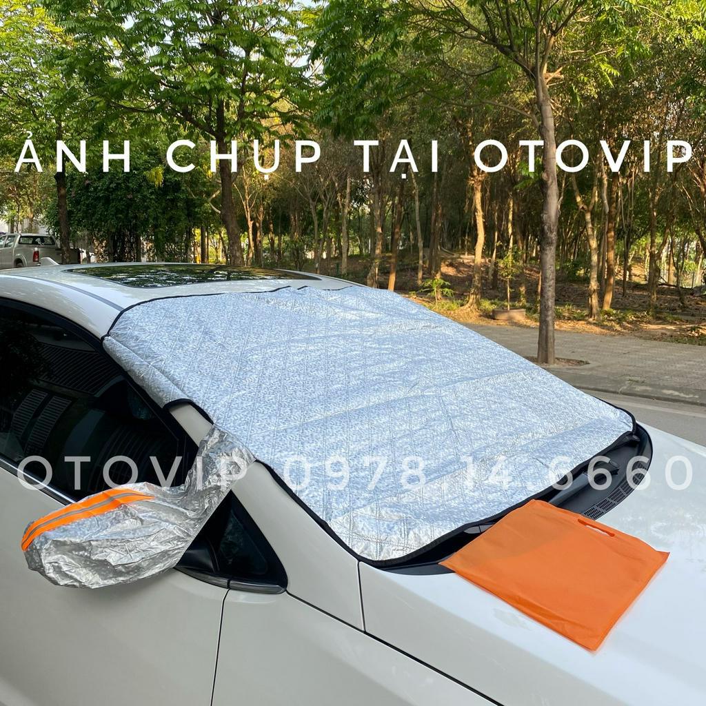 Bạt phủ nửa xe chắn gương, Bạt phủ kính lái bọc gương chống nắng 4 lớp tráng bạc cao cấp 3 size phù hợp với mọi dòng xe