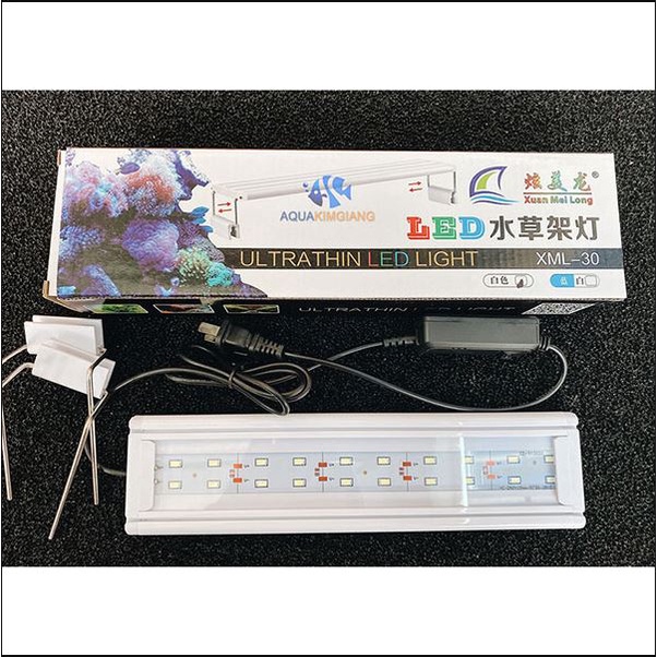 Đèn led Xuan Meilong XML nhiều kích thước 20 30 40 50 60 80cm ánh sáng trắng và 3 chế độ màu cho bể thủy sinh