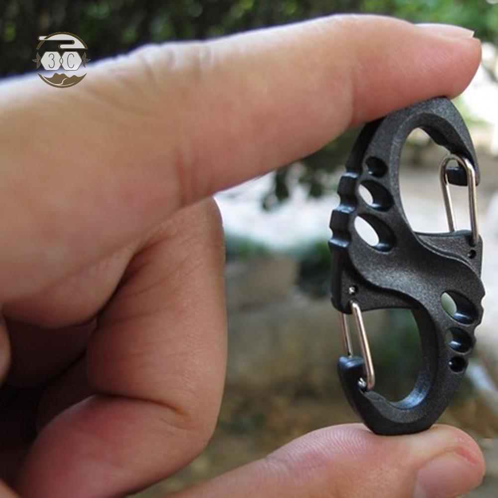 Tactical outdoor equipment mountaineering backpack quick hanging carabiner keychain