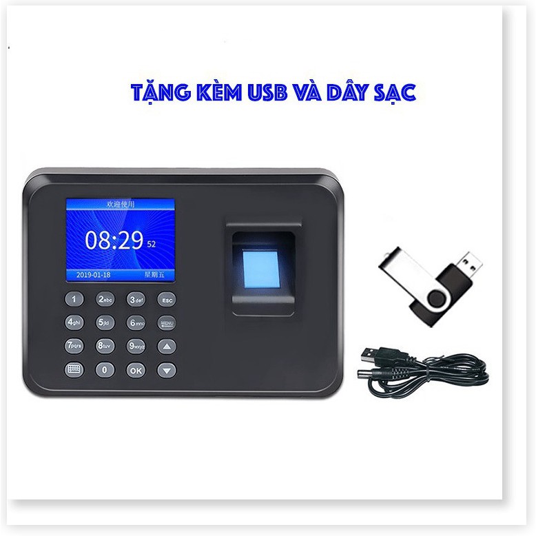 Máy chấm công bằng vân tay lưu đến 1000 dấu tay - EL0004