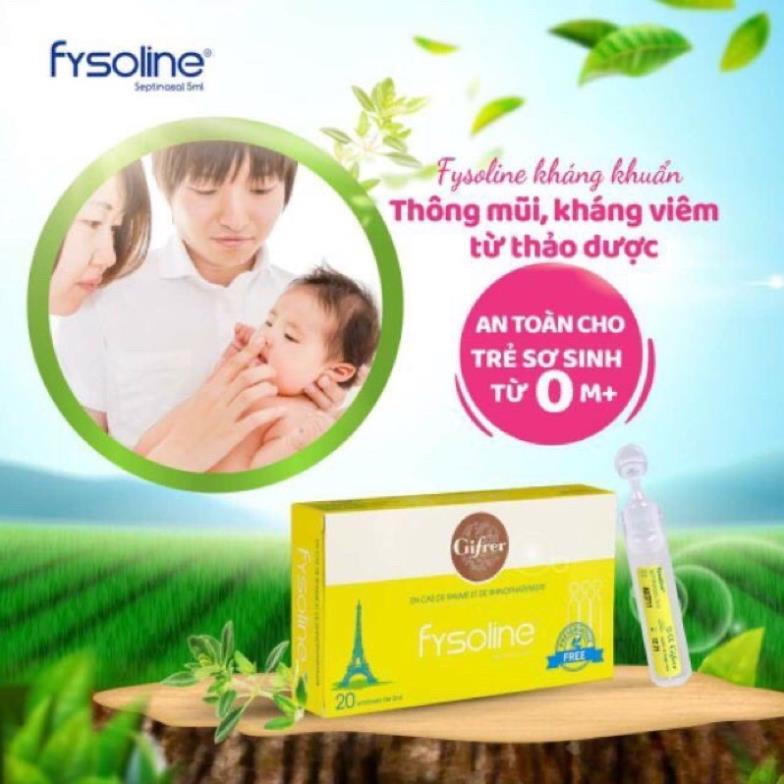 Fysoline - Nước Muối Sinh Lý của Pháp : Vệ sinh mắt - mũi - miệng