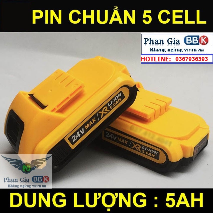 Pin máy khoan 24V - Pin 24V - Pin 5cell