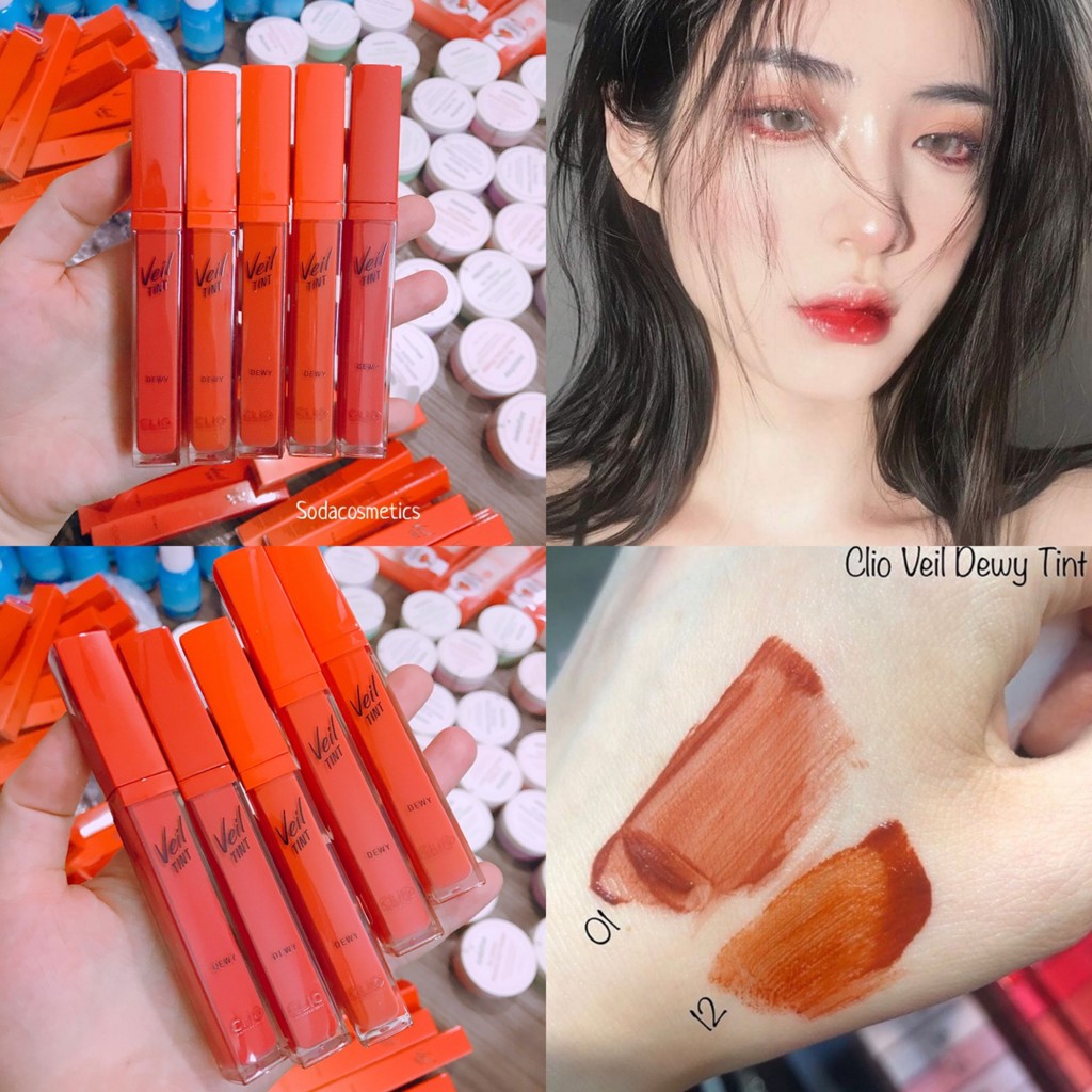 SON TINT BÓNG CLIO VEIL TINT DEWY