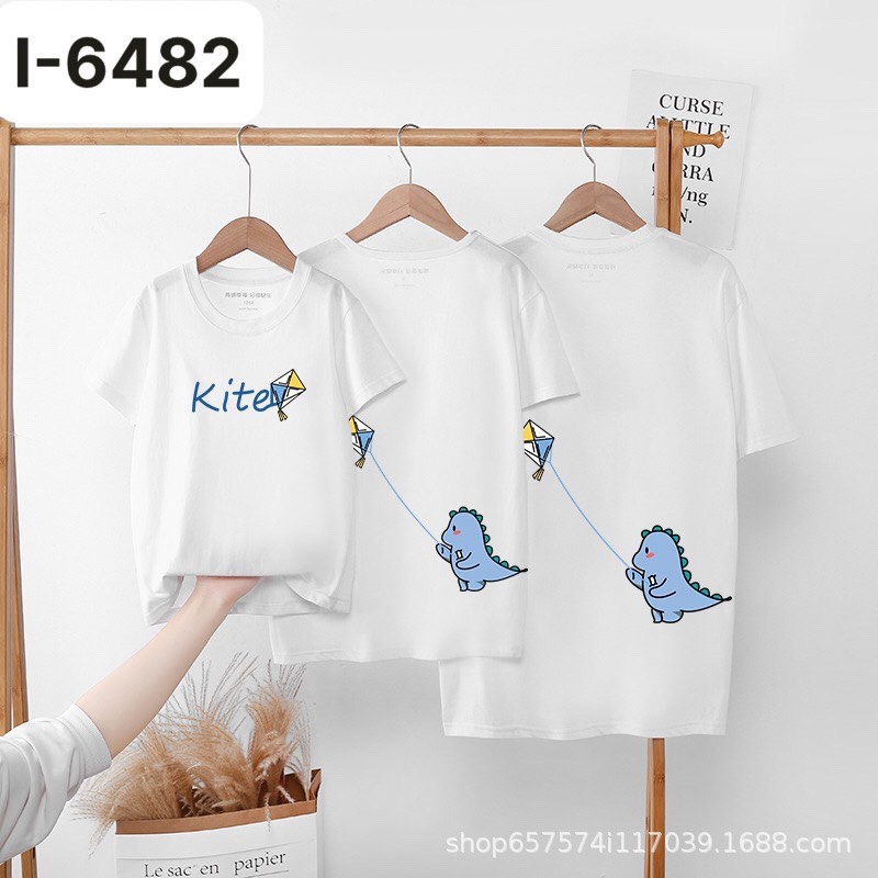 Áo Thun Gia Đình Kite Khủng Long Đáng Yêu