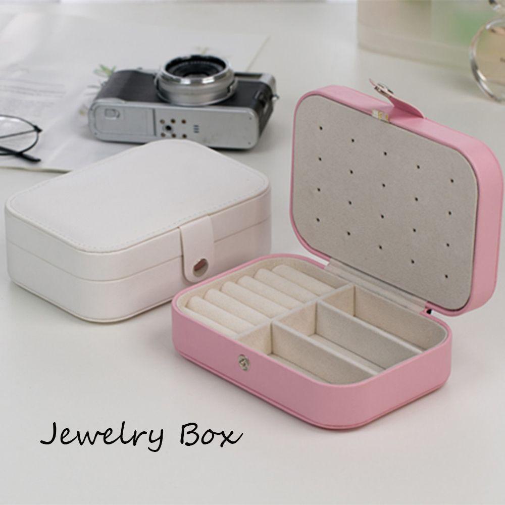 Hộp Đựng Trang Sức Bằng Da PU Tiện Dụng Khi Đi Du Lịch