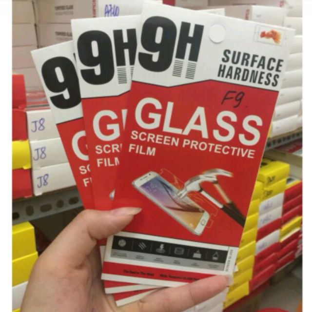 Bộ 3 dán kính cường lực OPPO F9 - Trong suốt