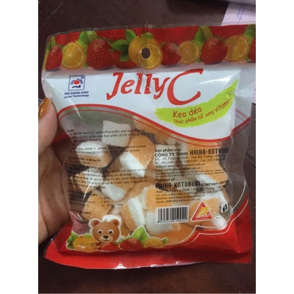 Kẹo Dẻo Hải Hà JellyC (Có Bọc Đường) 120g