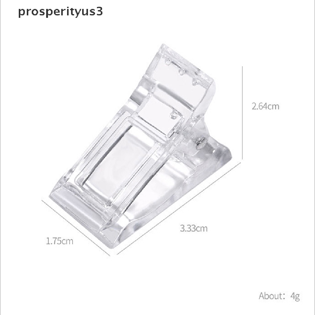 [prosperityus3] Nail Clip PVC Nail Fake Finger Extension UV Gel Manicure Art Builder Tool New [new]