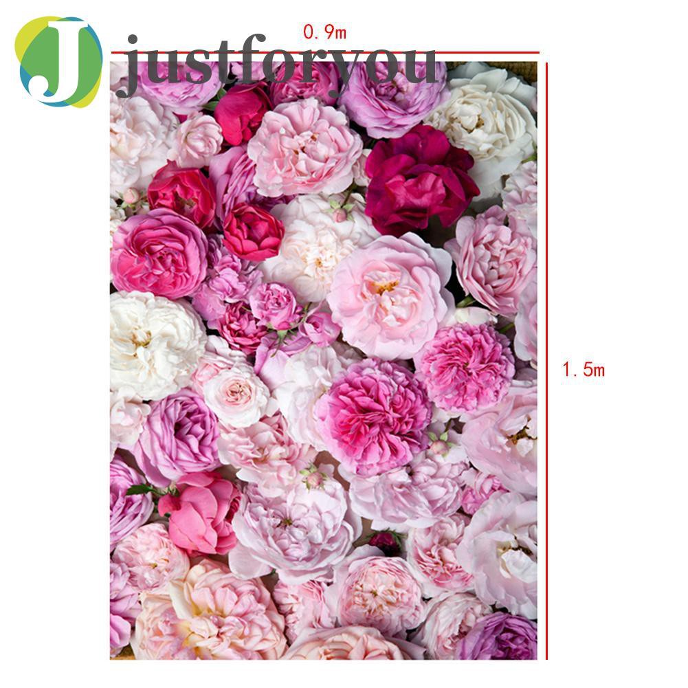 Justforyou2 Photography Background Fabric Flower Wall Floor Photo Studio Backdrop Decor