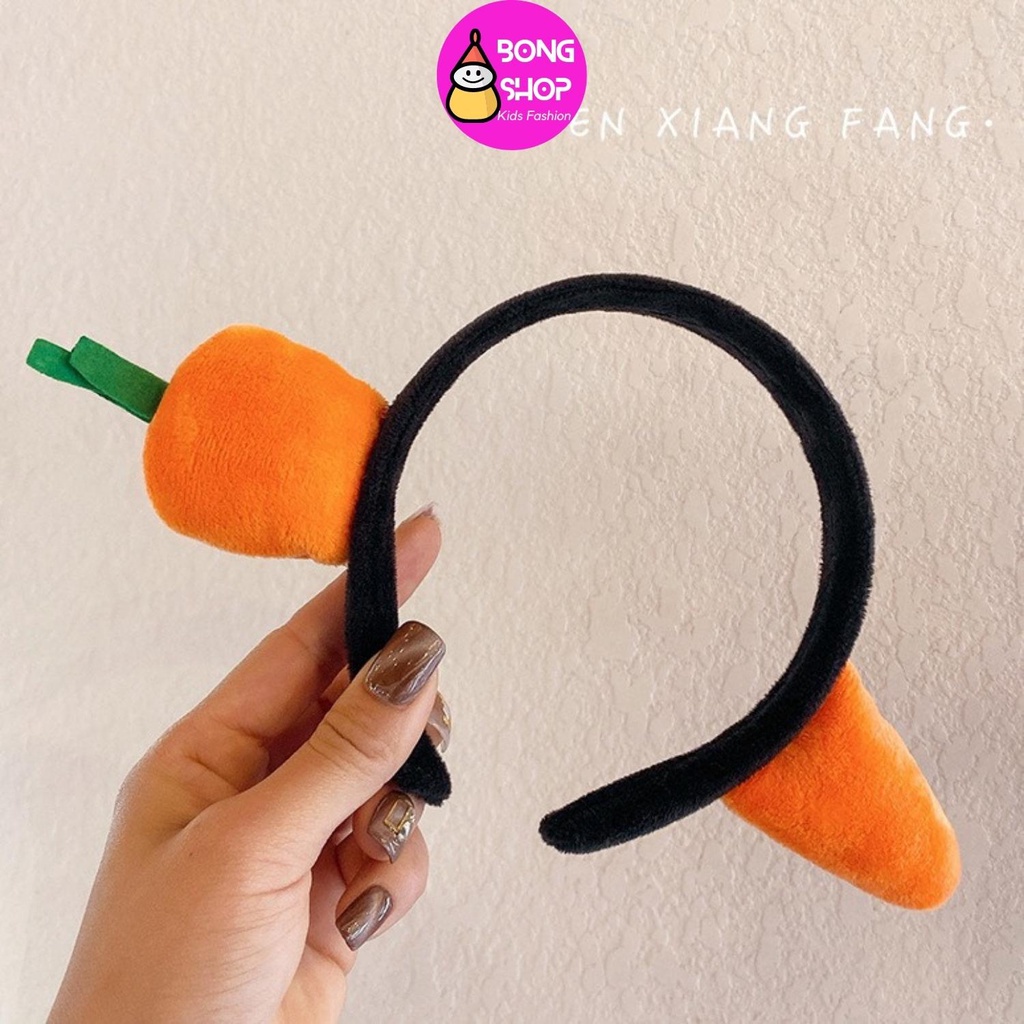 Băng đô cài tóc hình củ cà rốt,con cá ngộ nghĩnh