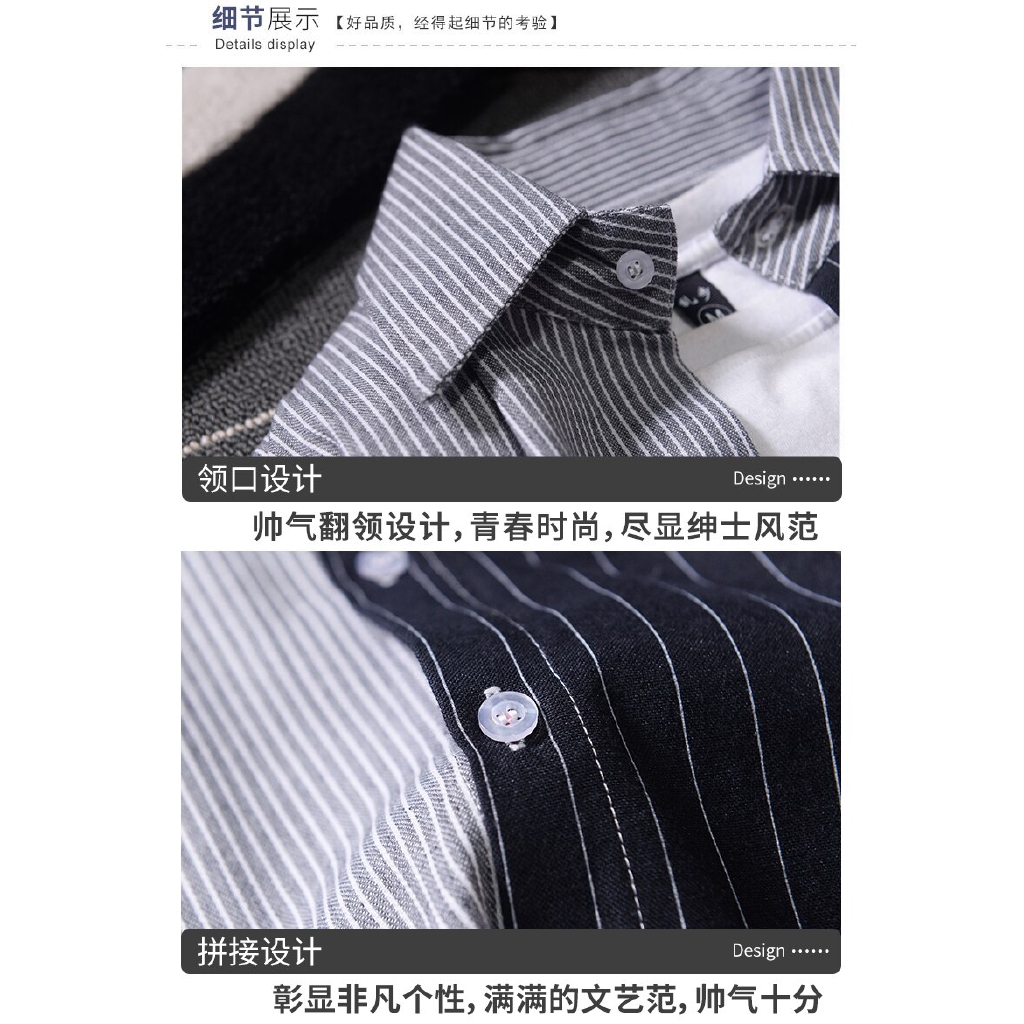 Áo Khoác Blazer Tay Dài Kẻ Sọc Nhiều Màu Cho Nam