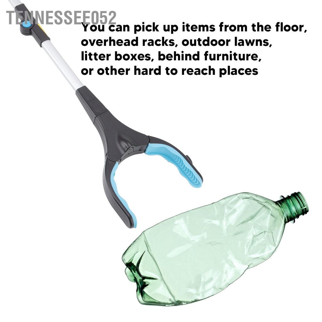 Tennessee052 Có thể gập lại Reacher Grabber Tool Gấp Pick Up Stick Telescoping cho các mặt hàng rác