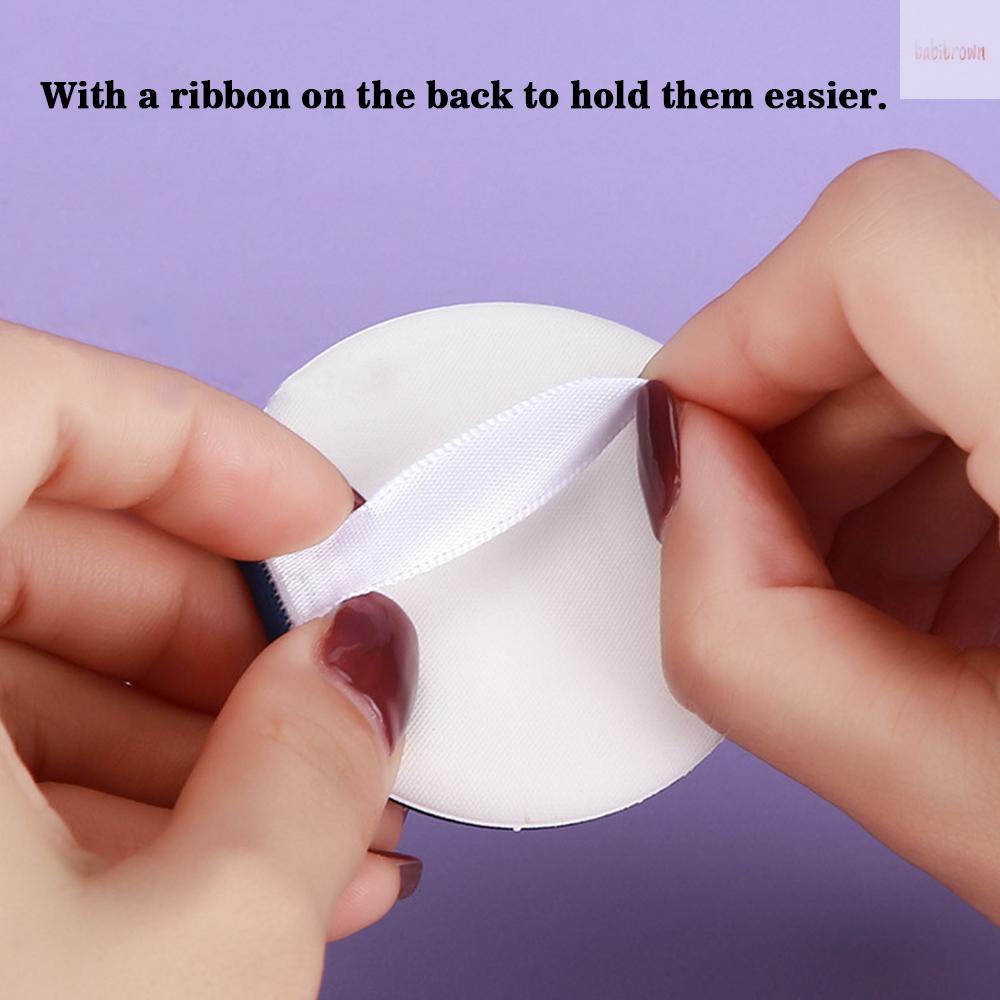 [Hàng mới về] Set 12 Mút Trang Điểm Hình Tròn Có Dây Đeo Sử Dụng Tiện Lợi | BigBuy360 - bigbuy360.vn