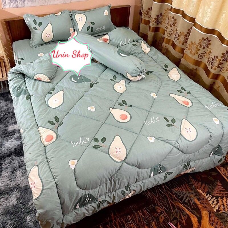 (Xu hướng) Chăn phao trần bông dày loại 1 mẫu Bơ Hello, chăn bông hơi siêu nhẹ 1m8-2m cao cấp (được chọn màu0