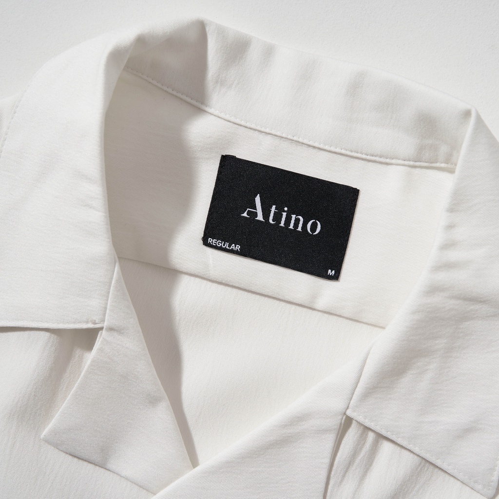 Áo Sơ Mi Dài Tay Nam Trơn ATINO Vải Poplin mềm mịn, không nhăn với độ bền cực kì cao form regular SM4.4000