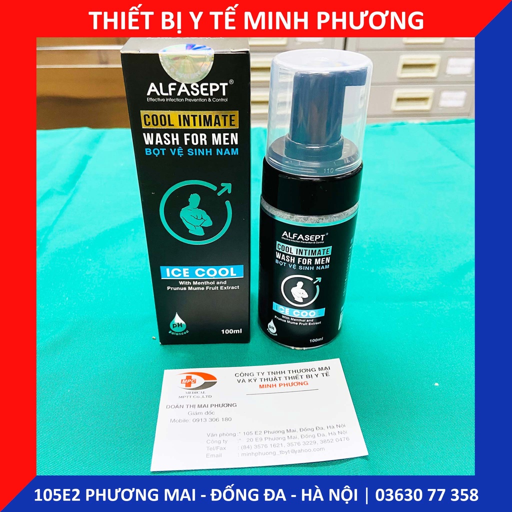 Dung dịch vệ sinh Nam ALFASEPT COOL INTIMATE
