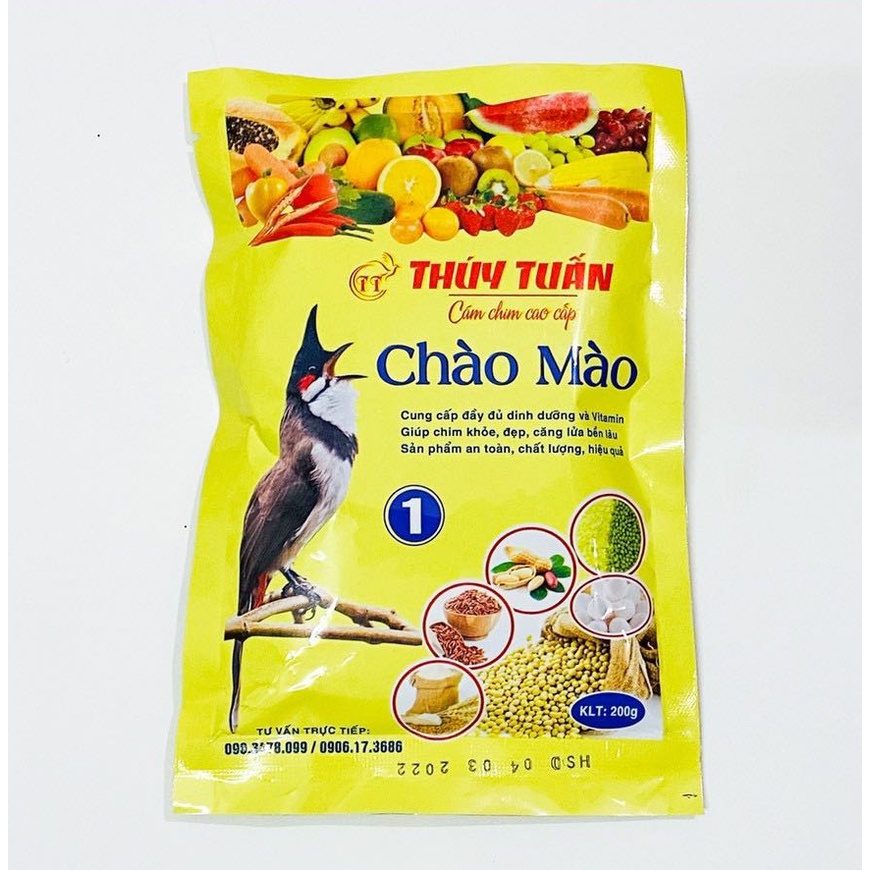 Cám chim chào mào Thúy Tuấn số 1 cao cấp 200gram - Cám chào mào Thúy Tuấn số 1 giá siêu  rẻ Phụ Kiện Lồng Chim Bảo Anh