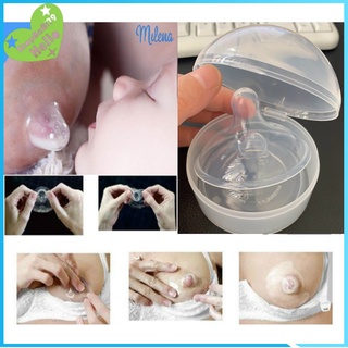 Bộ 2 núm trợ ty Silicon siêu mềm cho mẹ, Trợ ti cho mẹ và bé (kèm hộp đựng)