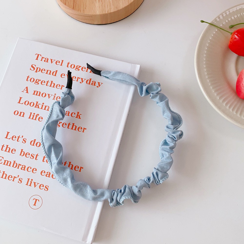 Băng đô satin màu sắc ngọt ngào đáng yêu cho nữ