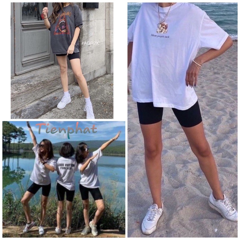 Legging đùi Thái Rainbow-Quần thun ngố Cam kết nhập chuẩn Thái (vải siêu mềm mịn) - Ảnh thật cuối