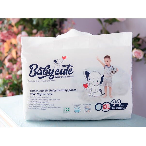 2 bịch BABYCUTE  Tặng QUÀ  Tã/Bỉm Quần/Dán Baby cute  Size XL quần  Stepbaby, Sumikko, Takizumi, Merries, bỉm khỉ