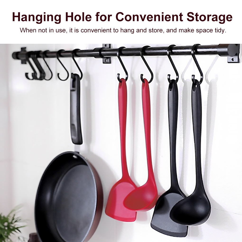 Vá Canh/ Xẻng Chiên Silicon Chống Dính Chịu Nhiệt Tiện Dụng Cho Nhà Bếp