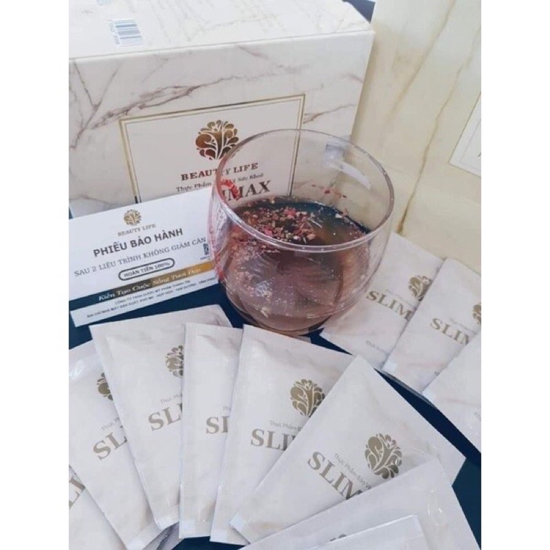 Trà Giảm Cân Sinh Học SLIMMAX-SLIMFOOD( cam kết không giảm hoàn tiền )