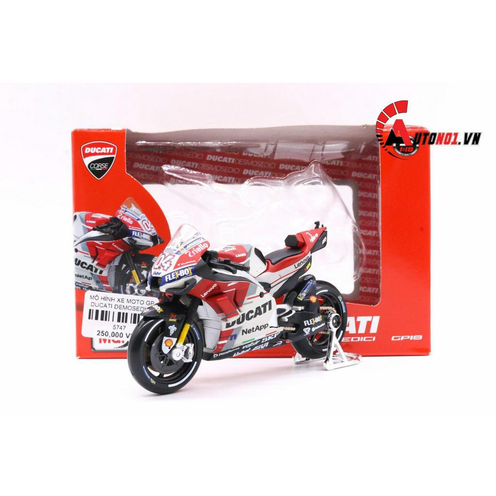 Mô hình xe mô tô GP Ducati desmosedici 2018 no.4 1:18 Maisto 5747