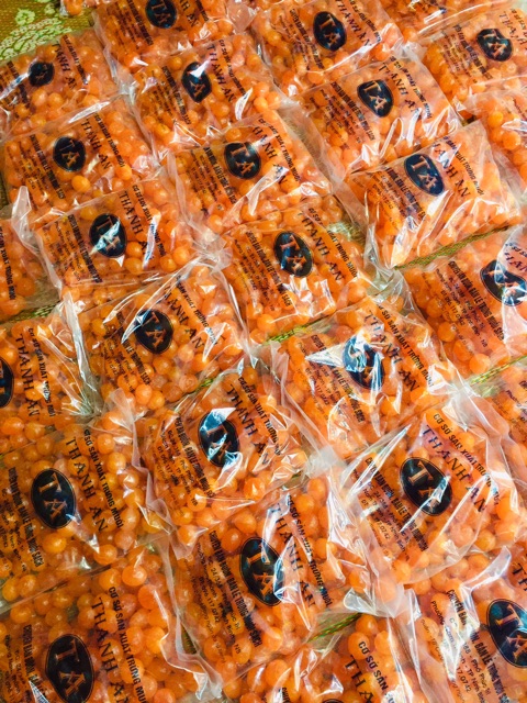 Trứng muối đóng túi 100 quả /1 túi Thanh An sz 14gr