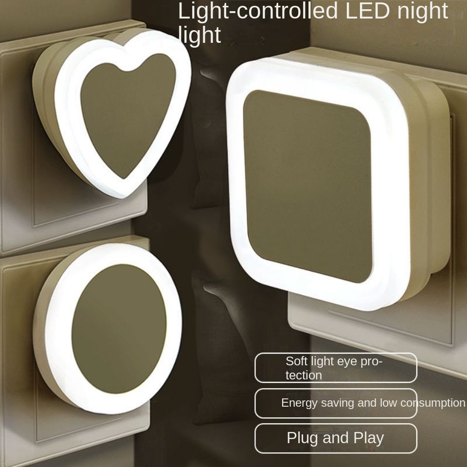 Đèn Ngủ led Dạ Quang Điều Khiển Năng Lượng Mặt Trời Tiết Kiệm Năng Lượng Tiện Dụng Cho Phòng Ngủ Trẻ Em