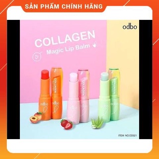Son Dưỡng Môi Odbo Collagen Magic Lip Balm thái lan chính hãng