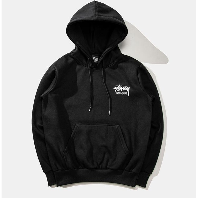 Áo hoodie dày unisex letter print felt hooded sweatshirt for men and women | BigBuy360 - bigbuy360.vn