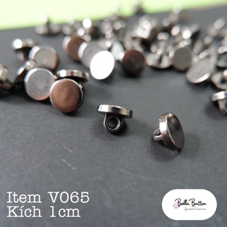 Nút nhựa kiểu size nhỏ 1cm v065 - bella button garment accessories