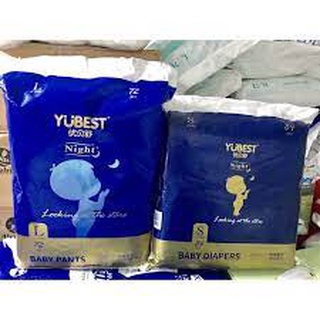 Bỉm Yubest ANGEL/ GOLD/ NATURAL/ NIGHT dán/quần nội địa trung S90 dán/ M84 dán/L78 quần/ XL72 quần/ XXL66 quần