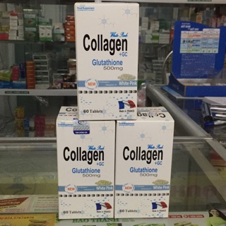 Viên uống trắng da Collagen- Glutathione
