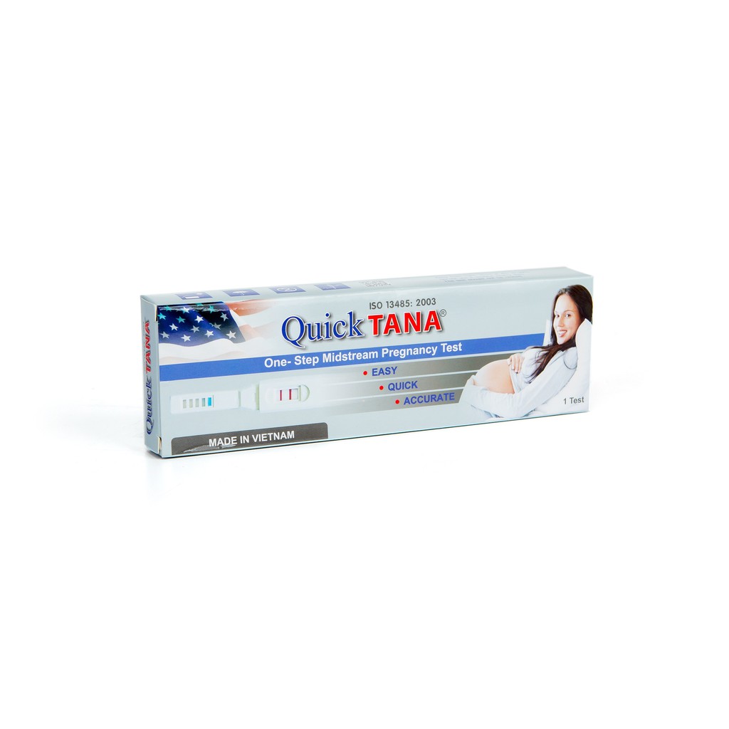 Hộp 12 bút thử thai Quicktana cho kết quả chính xác