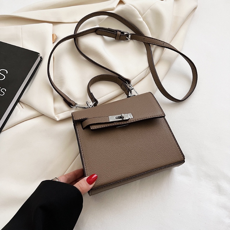 Ielgy Túi Đeo Chéo Nhỏ Hình Vuông Phong Cách vintage Phương Tây Cho Nữ