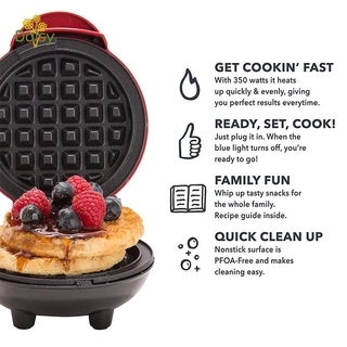 Mini Waffle Maker Machine for Individual Waffles Hash Browns Breakfast Snacks