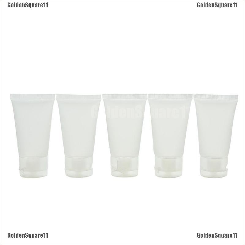 Set 5 Tuýp Rỗng Đựng Mỹ Phẩm Dung Tích 20 / 30 / 50 / 100ml Tiện Dụng