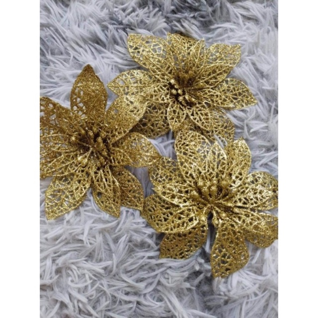 hoa trạng nguyên kép Kim Tuyến , trang trí Noel , làm oản tài lộc