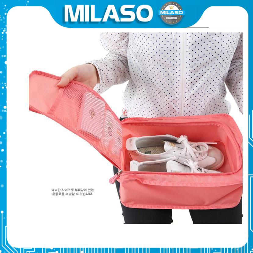 Túi đựng giày tiện dụng MILASO đựng giày dép du lịch chống nước chống bụi xếp gọn HG-001199