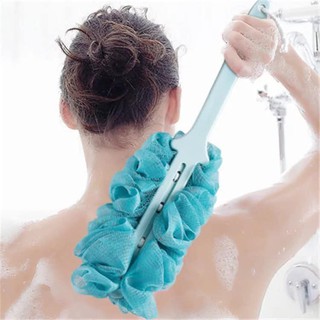Cọ lưng bông tắm,chà lưng loại lớn cán dài